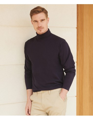 H-H020-Roll-Neck Long-Sleeve Top